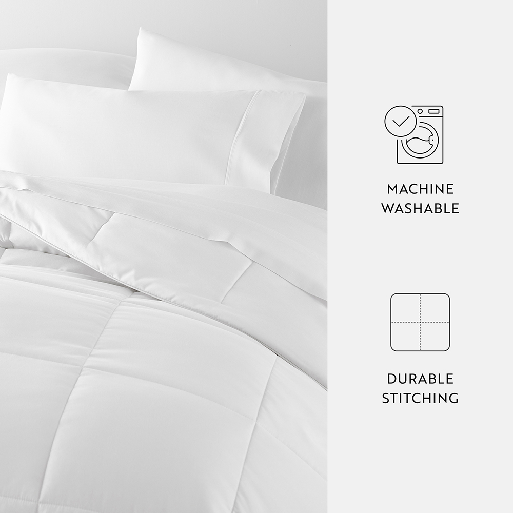 Solid Down-Alternative Comforter